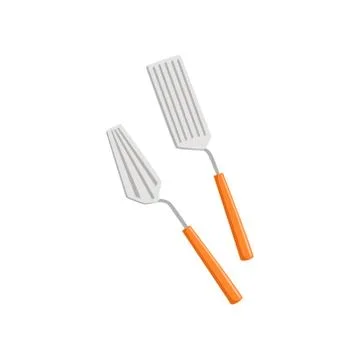Two Spatulas Set Of Pizza Preparation Kitchen Utensils Stock Illustration