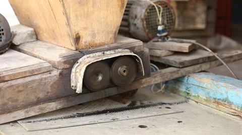 Two spinning gear Stock Footage 56537516