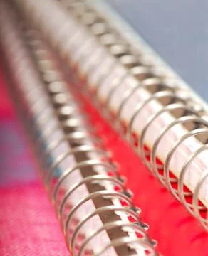 Two spiral notebooks Stock Photos