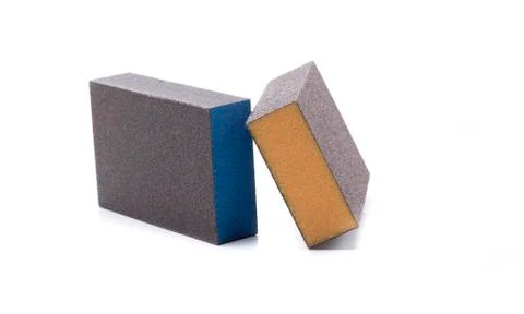 Two sponge sandpaper Stock Photos