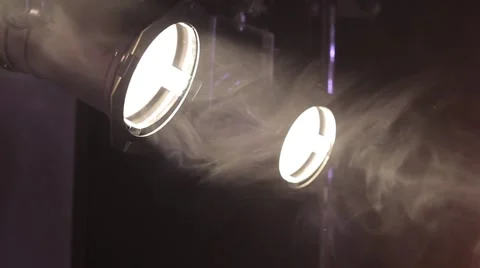 Two spot lights Vídeo Stock 47494879