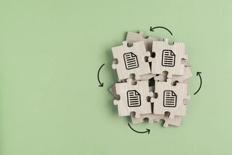 Two squares with folder icons change. data or information storage. new file.. Stock Photos