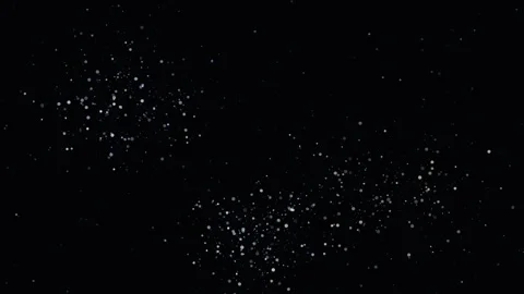 Two Star Clusters Glow in Deep Space 库存影片 348185227