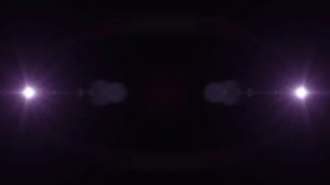 Two stars collide rainbow explosion moving lights optical lens flares overlay Stock Footage 85026649