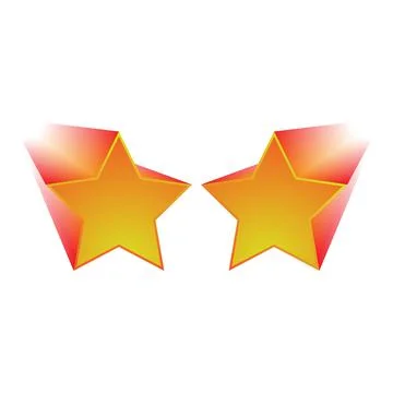 Two stars with explosion effect, gradient background for competition Stock Illustration