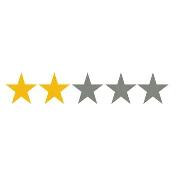 Two stars Stock Illustration