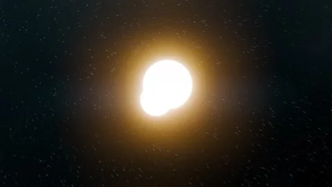 Two stars orbiting in a binary system Stock-Footage 318225918