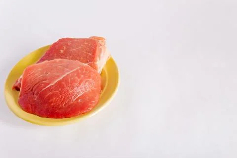 Two steaks on a plate 2 Stock Photos