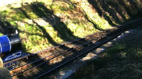 Two steam engines Stock Footage 10854950