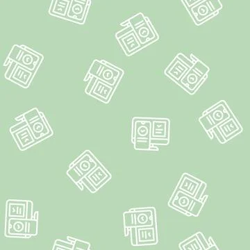 Two step authentication line vector seamless pattern Stock Illustration