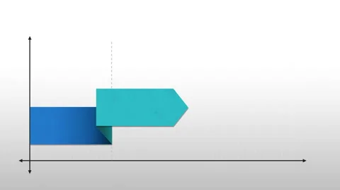 Two  step intro title box diagram, powerpoint presentation template. Stock Footage 62682431