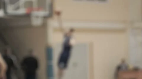 Two steps and throwing a ball against a basketball shield Stock Footage 86391271