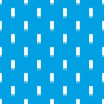 Two sticks ice cream pattern seamless blue Illustrazione stock