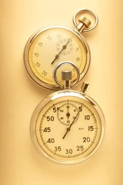 Two stopwatches Foto stock