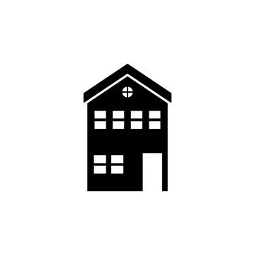 Two-storey house icon. Element of building icon for mobile concept and web apps Ilustración de archivo