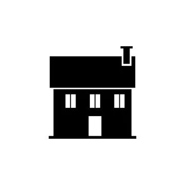 Two-storey house icon. Element of building icon for mobile concept and web apps Ilustración de archivo