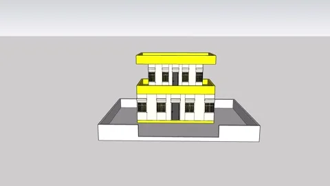 Two storried Modern Building Stock-Footage 344577695