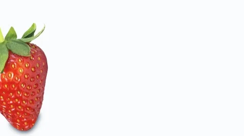 Two strawberries Video stock 8574317