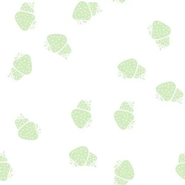 Two strawberries glyph vector seamless pattern 스톡 일러스트