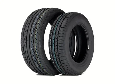 Two summer tires Stockfoto's