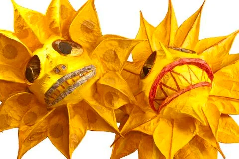 Two suns parade props Stock Photos