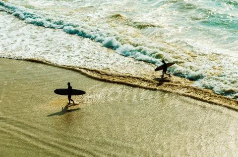 Two surfers Foto stock