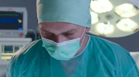 Two Surgeons During the Operation Stock Footage 59061007