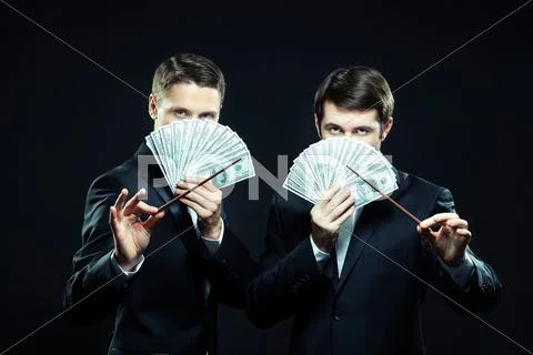 Two swindlers Stock Photos