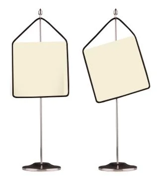 Two table display standers Stock Photos