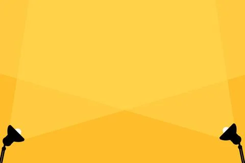 Two table office lamps shining upwards. light bulb icon or idea sign. Place f Stock Illustration
