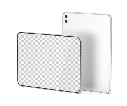 Two tablet computers Stock Illustration