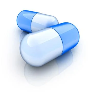 Two tablets on white background (done in 3d) Stock Illustration