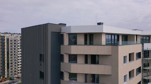 Two Tall Buildings Standing Side by Side Stock Footage 270219238