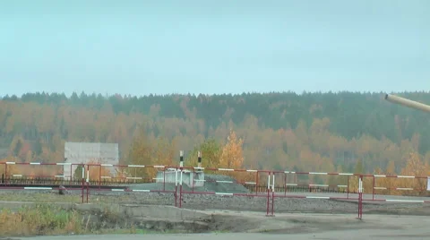 Two tanks T-90S in motion Stock Footage 57932728