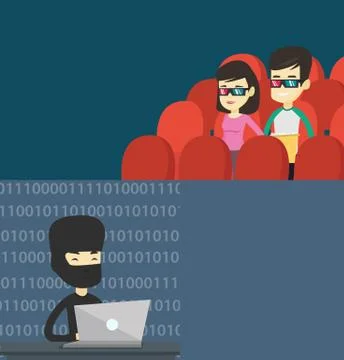 Two technology banners with space for text. Stock Illustration