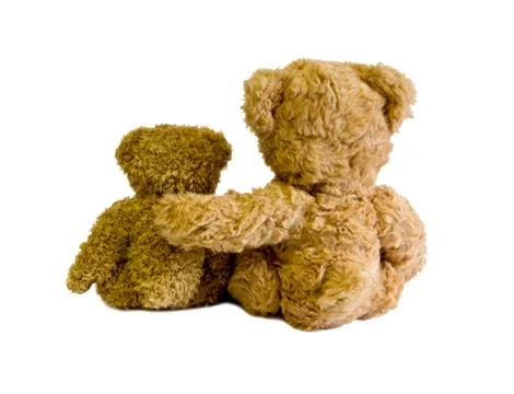 Two teddy bears Stock Photos