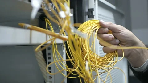 Two telecom engineers Stock Footage 97694889