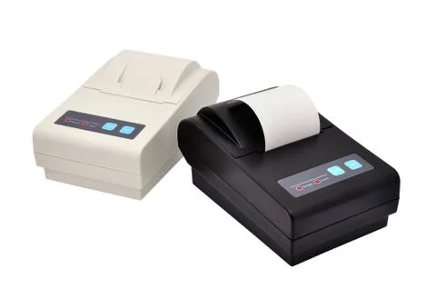 Two thermal printer Foto stock
