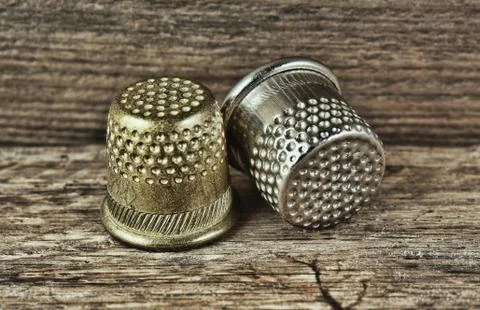 Two thimble Stock-Fotos