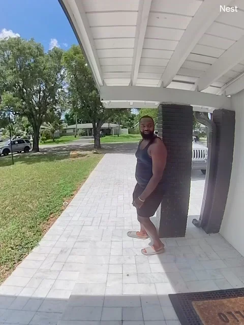 Two Thumbs Up and a Little Mango Dance, Fort Lauderdale, Florida, USA - 09 Aug 2 Stock Footage 314578864