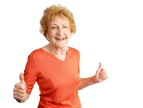 Two Thumbs-up Stock Photos