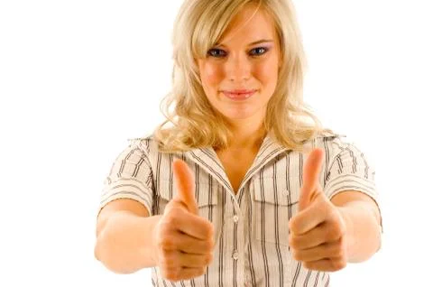 Two Thumbs Up! Stock Photos