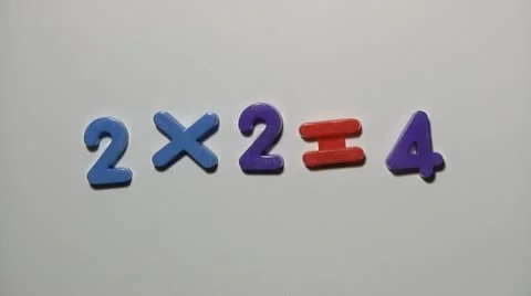 Two times table Stock Footage 22635192