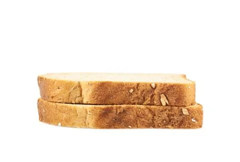 Two toast bread slices Stock Photos