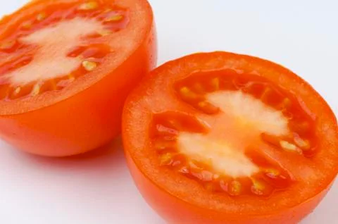 Two tomatoes Fotos de archivo