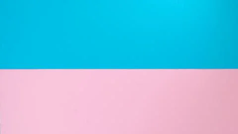 Two-tone background is divided in half - blue and pink Stock Photos