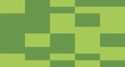 Two-Tone Green Block Pattern Stock Illustration
