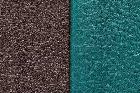 Two Tone Leather Texture Background Macro Stock Photos