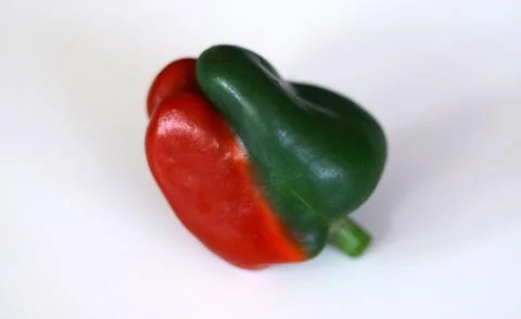 Two tone paprika Stock Photos