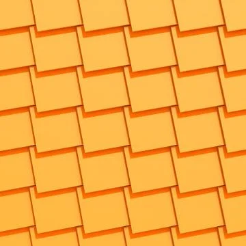 Two tone squares extruded abstract background. 3D Stock Illustration